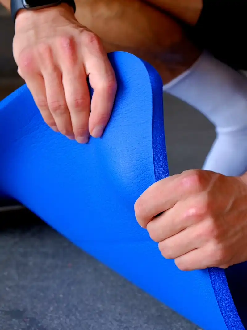 фото Коврик для йоги и фитнеса Proiron 1800*610*15 мм, синий в интернет-магазине спортивных товаров МЯЧИКИ