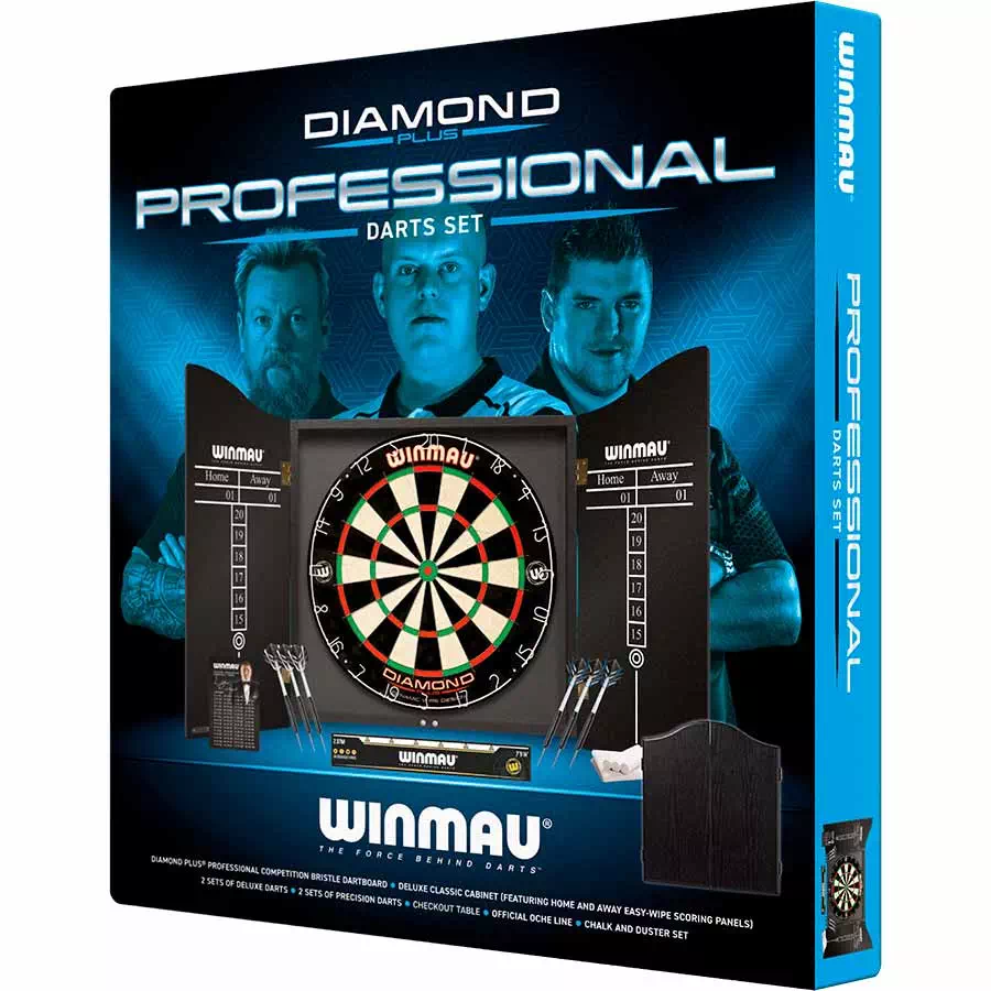 фото Набор для дартса Winmau Dartboard Set Black Ash Professional Set в интернет-магазине спортивных товаров МЯЧИКИ