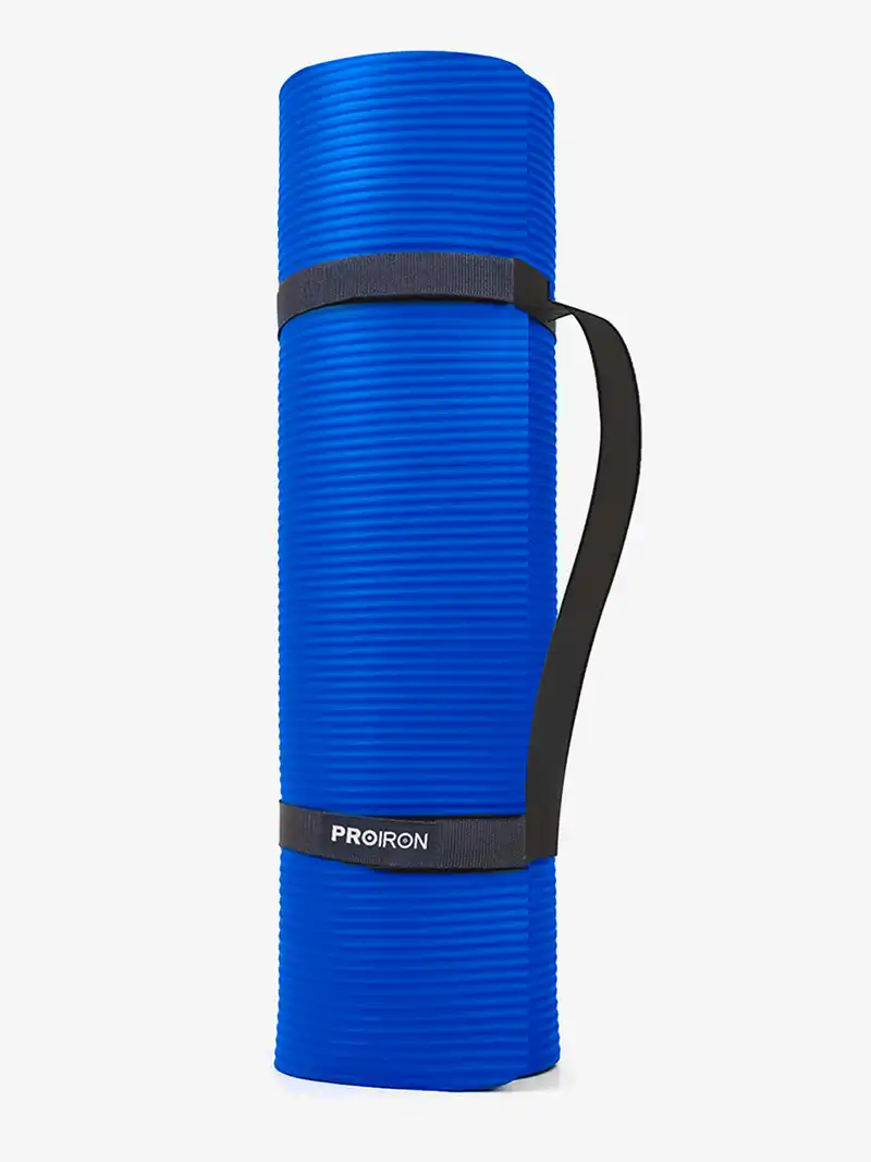 фото Коврик для йоги и фитнеса Proiron 1800*610*15 мм, синий в интернет-магазине спортивных товаров МЯЧИКИ