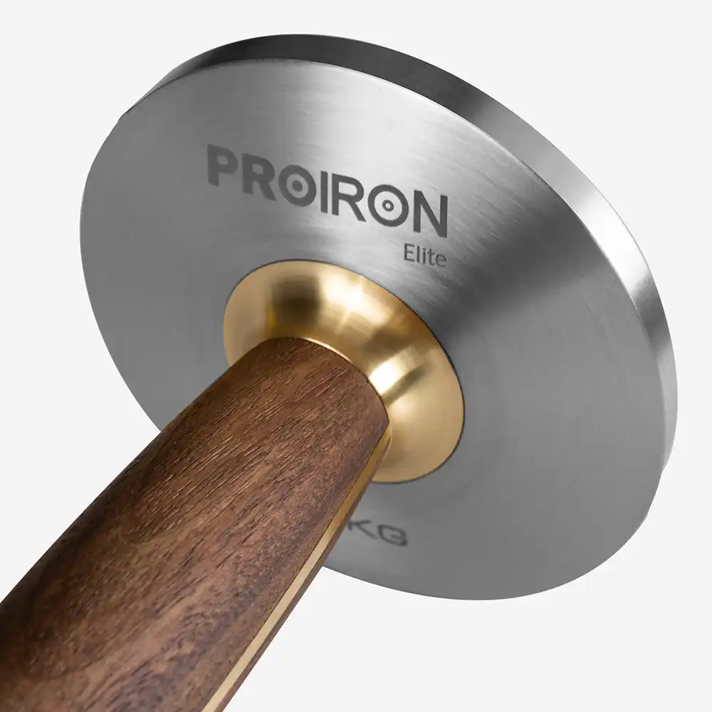 фото Proiron Гантель из нержавеющей стали и орехового дерева 1 кг, арт. Г1010НО в интернет-магазине спортивных товаров МЯЧИКИ