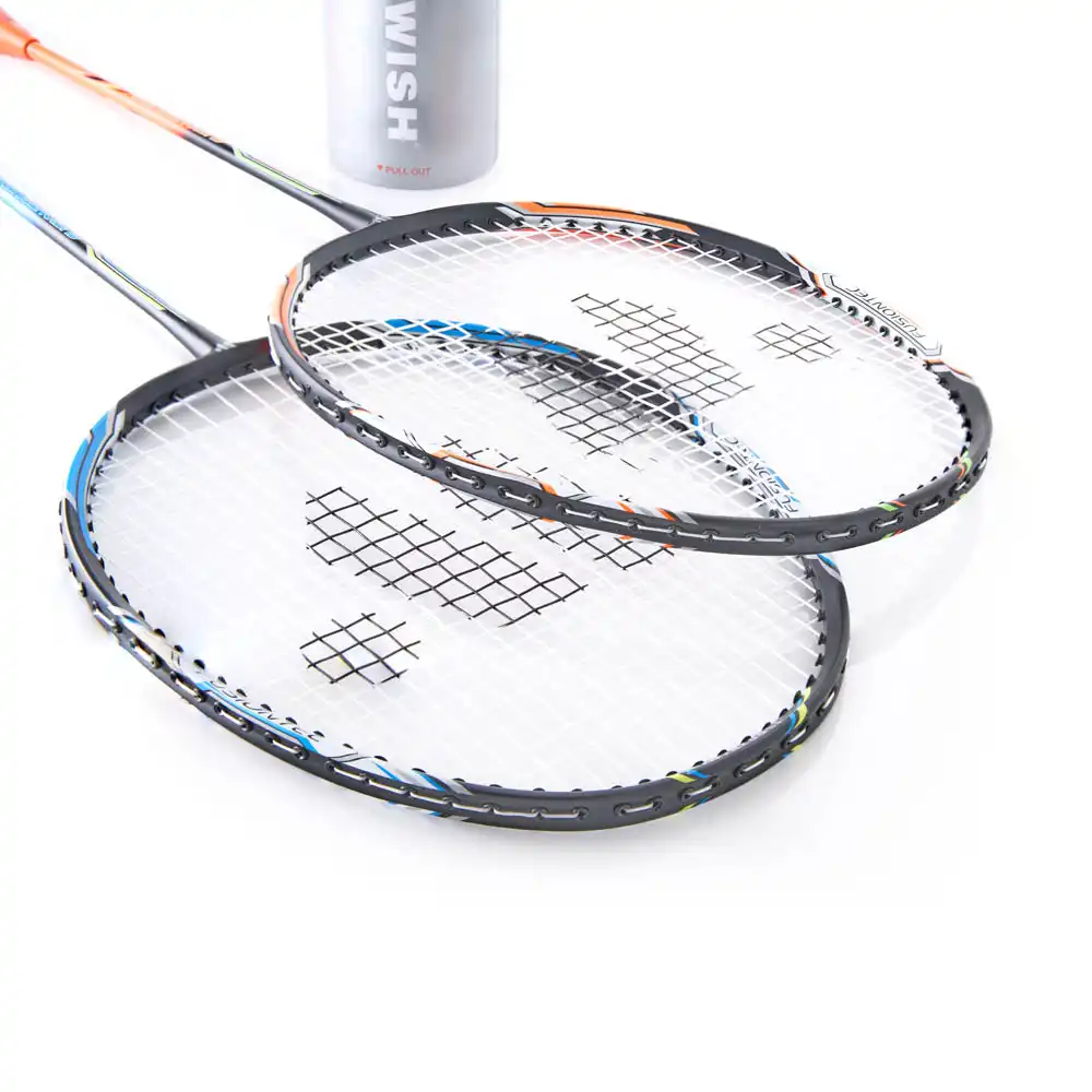 фото Набор для бадминтона WISH Fusiontec 799K сине-оранж в интернет-магазине спортивных товаров МЯЧИКИ