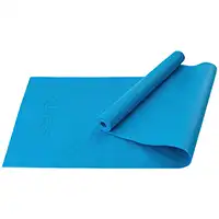 фото Коврик для йоги и фитнеса FM-101, PVC, 183x61x0,3 см, синий в интернет-магазине спортивных товаров МЯЧИКИ