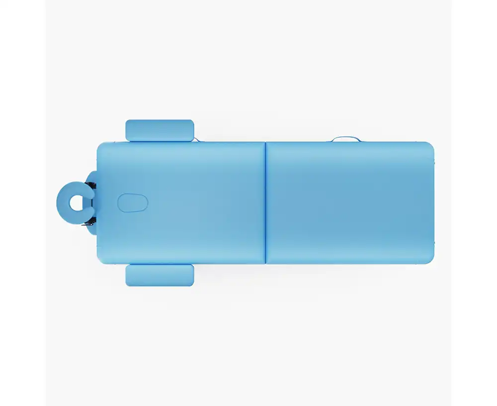 фото Массажный стол DFC NIRVANA Elegant, 186 x 70 см, голубой в интернет-магазине спортивных товаров МЯЧИКИ