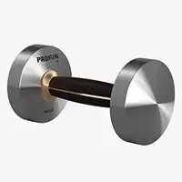 фото Proiron Гантель из нержавеющей стали и черного дерева 4 кг, арт. Г1040НЧ в интернет-магазине спортивных товаров МЯЧИКИ