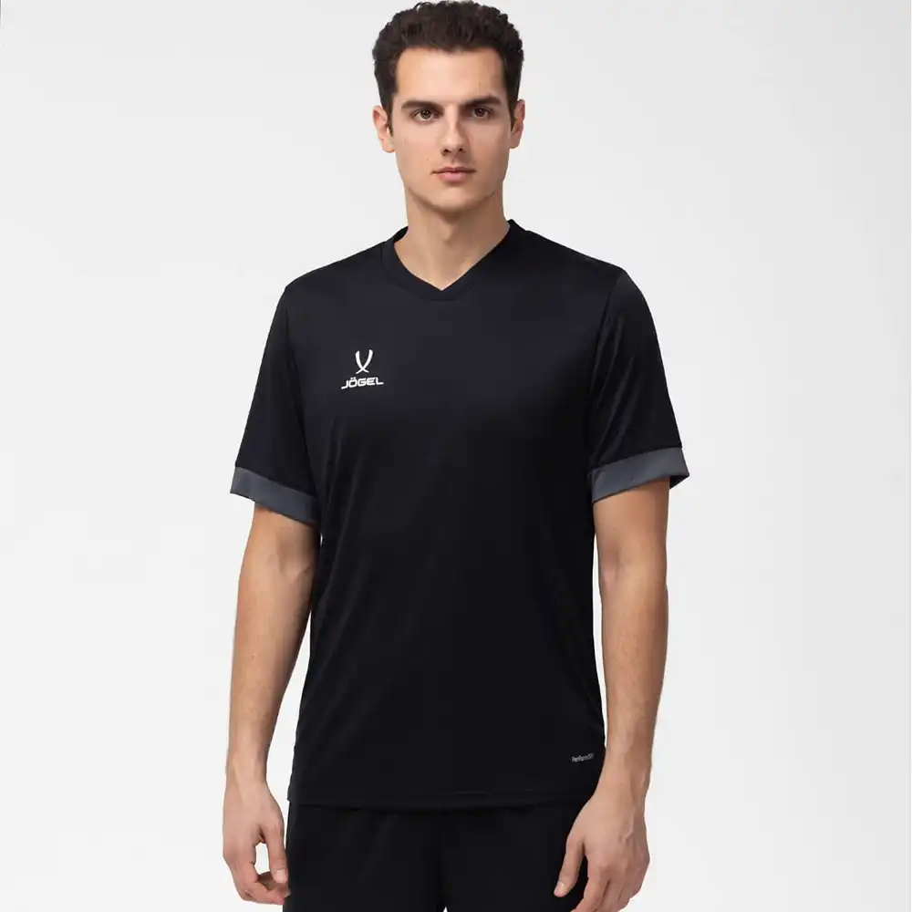 фото Футболка игровая DIVISION PerFormDRY Union Jersey, черный/темно-серый/белый в интернет-магазине спортивных товаров МЯЧИКИ
