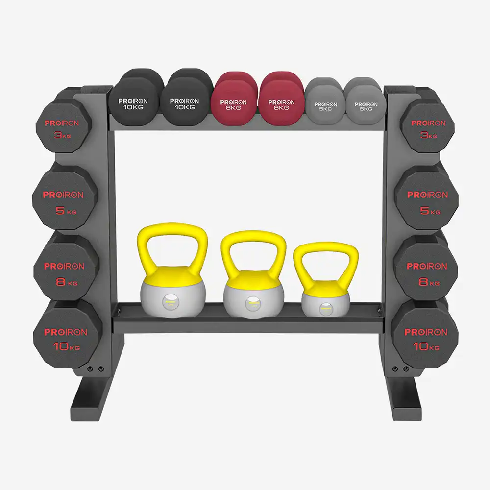 фото Стойка для гантелей Компакт, металлическая 68х45х54см, арт. СГ0202 в интернет-магазине спортивных товаров МЯЧИКИ