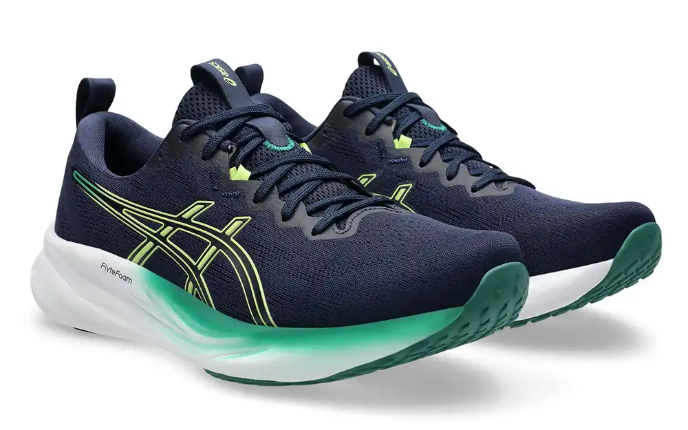 фото Кроссовки для бега Asics Gel-Pulse 16, Navy blue/Turquoise в интернет-магазине спортивных товаров МЯЧИКИ