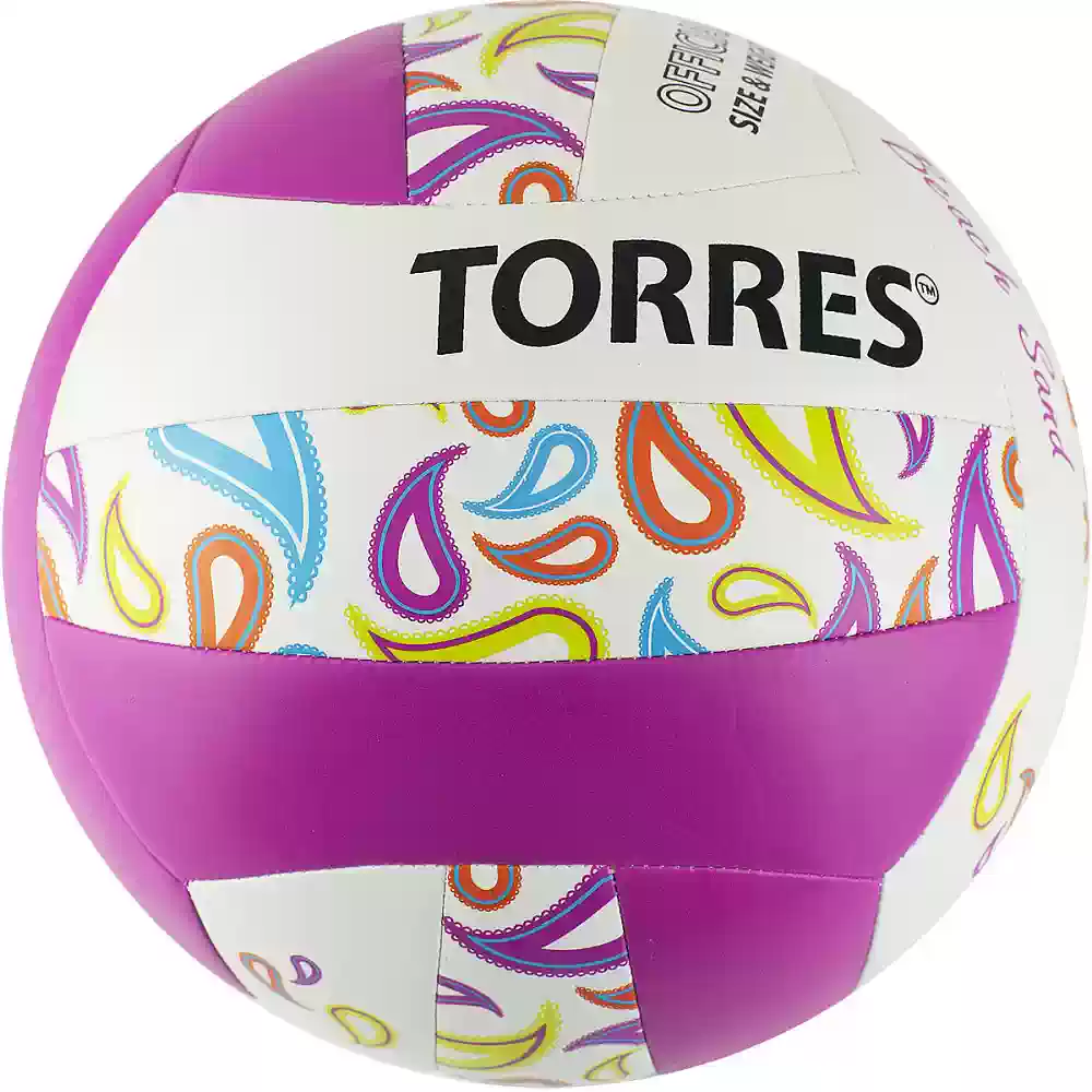 фото Мяч волейбольный Torres Beach Sand Pink