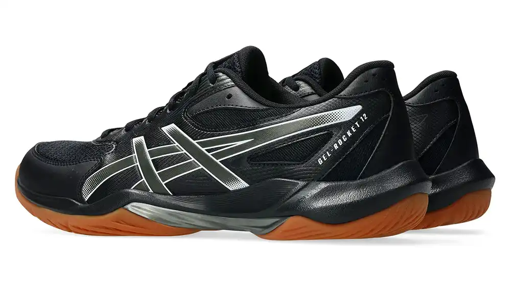 фото Волейбольные кроссовки Asics Gel-Rocket 12, черные в интернет-магазине спортивных товаров МЯЧИКИ
