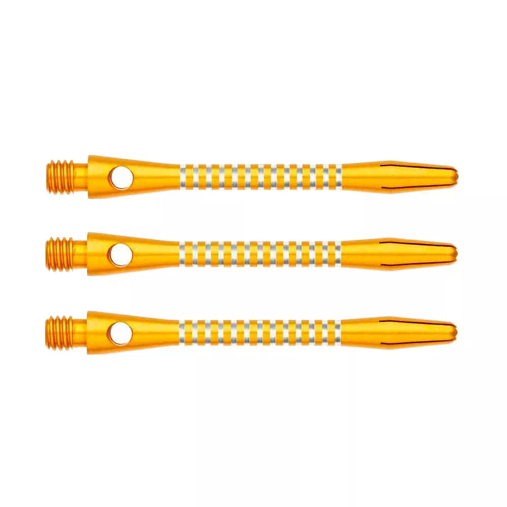 фото Winmau  Anodised Aluminium Re-Grooved Medium "B" 46mm, gold. Хвостовики для дротиков  в интернет-магазине спортивных товаров МЯЧИКИ