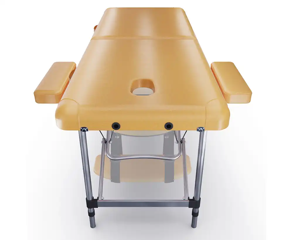 фото Массажный стол DFC NIRVANA Elegant, 186 x 70 см, горчичный в интернет-магазине спортивных товаров МЯЧИКИ