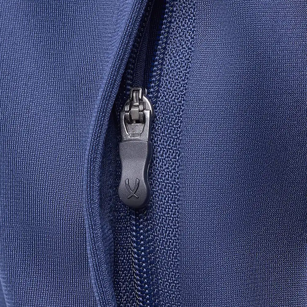 фото Олимпийка DIVISION PerFormDRY Pre-match Knit Jacket, темно-синий в интернет-магазине спортивных товаров МЯЧИКИ