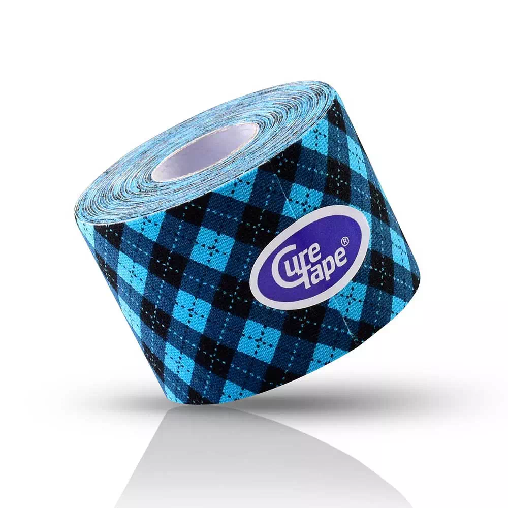 фото Кинезио тейп CureTape Art 5cm x 5m - Tartan в интернет-магазине спортивных товаров МЯЧИКИ