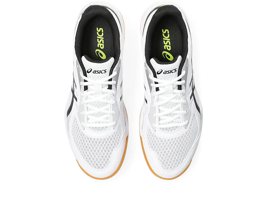 фото Волейбольные кроссовки Asics Upcourt 5, бело-чёрный в интернет-магазине спортивных товаров МЯЧИКИ
