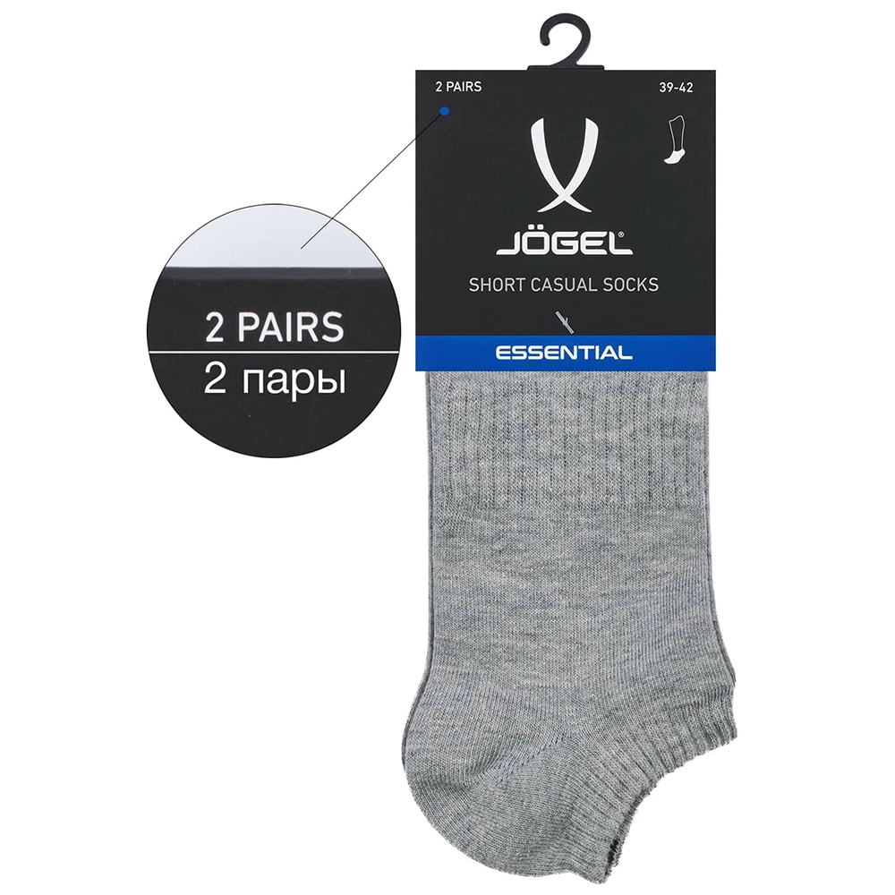 фото Носки низкие ESSENTIAL Short Casual Socks, меланжевый в интернет-магазине спортивных товаров МЯЧИКИ