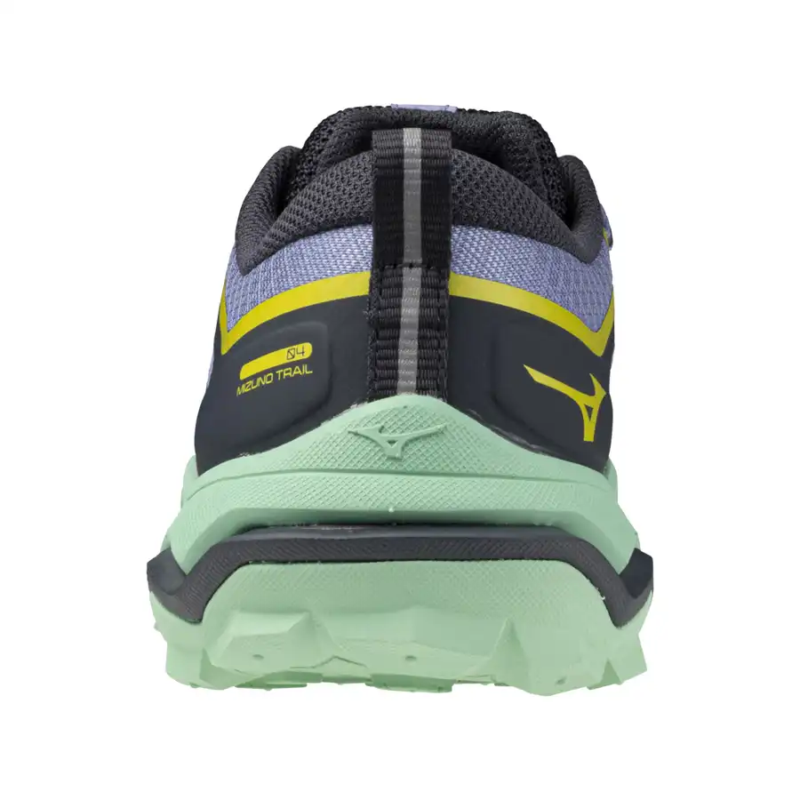фото Кроссовки для бега Mizuno WAVE IBUKI 4, чёрно-зелёные в интернет-магазине спортивных товаров МЯЧИКИ