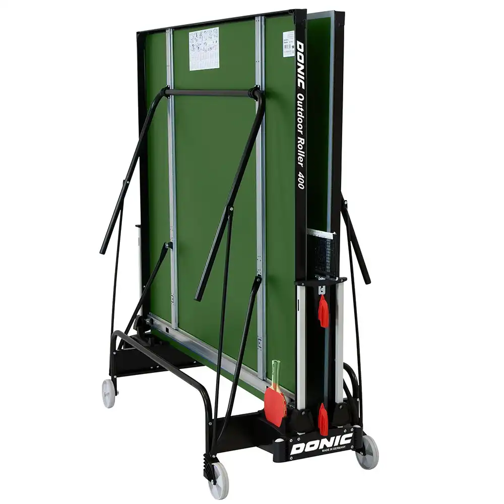 фото Теннисный стол DONIC OUTDOOR ROLLER 400 GREEN в интернет-магазине спортивных товаров МЯЧИКИ