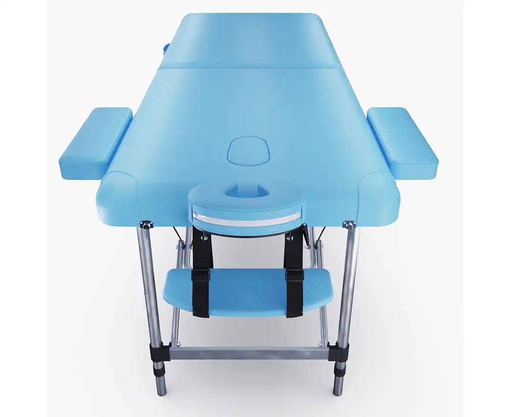 фото Массажный стол DFC NIRVANA Elegant, 186 x 70 см, голубой в интернет-магазине спортивных товаров МЯЧИКИ