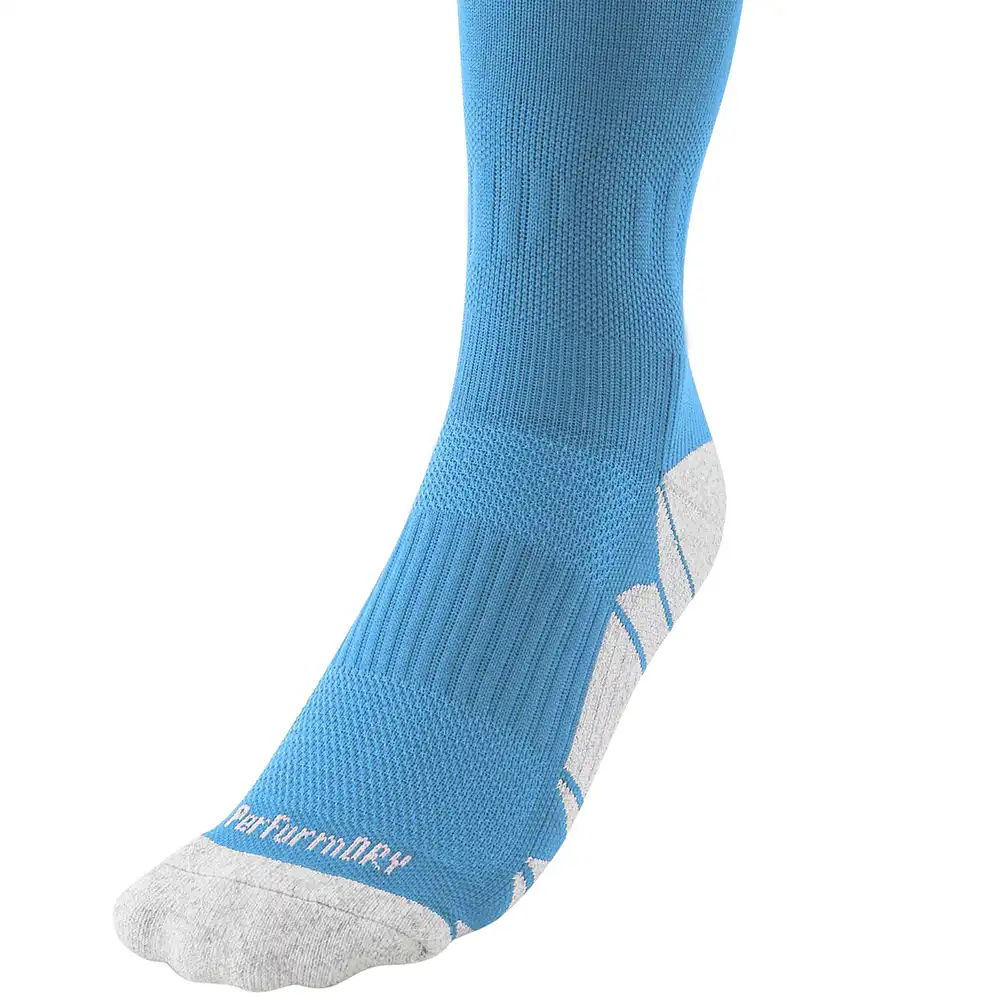 фото Гетры футбольные Match Socks, голубой в интернет-магазине спортивных товаров МЯЧИКИ