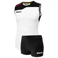 фото Форма волейбольная игровая Mikasa Maglia, женская, белый в интернет-магазине спортивных товаров МЯЧИКИ