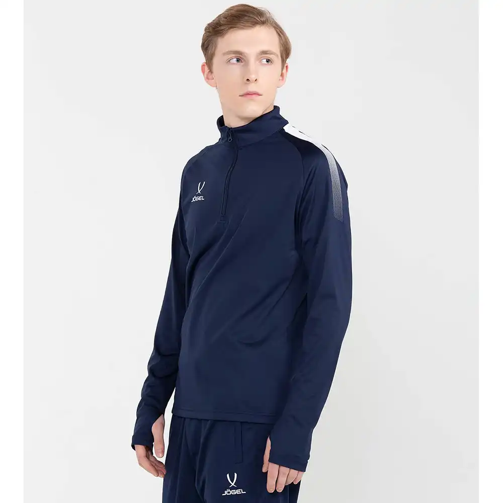 фото Джемпер тренировочный CAMP Training Top 1/4 Zip, темно-синий в интернет-магазине спортивных товаров МЯЧИКИ