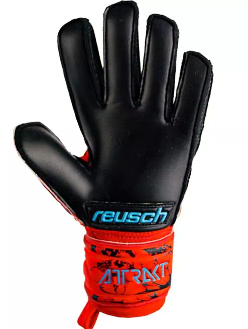 фото Вратарские перчатки REUSCH Attrakt Silver Junior Red в интернет-магазине спортивных товаров МЯЧИКИ