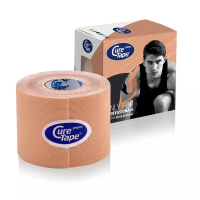 фото Кинезио тейп CureTape Sports Beige, 5 см x 5 м в интернет-магазине спортивных товаров МЯЧИКИ