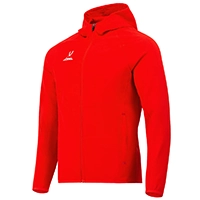 фото Худи на молнии ESSENTIAL Athlete Hooded FZ Jacket, красный в интернет-магазине спортивных товаров МЯЧИКИ