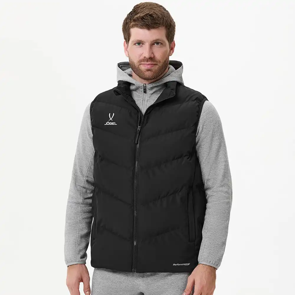 фото Жилет утепленный ESSENTIAL PerFormPROOF Padded Vest, черный в интернет-магазине спортивных товаров МЯЧИКИ