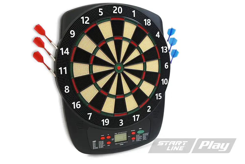 фото Комплект для игры в электронный дартс Start Line Play Electronic Dartboard в интернет-магазине спортивных товаров МЯЧИКИ