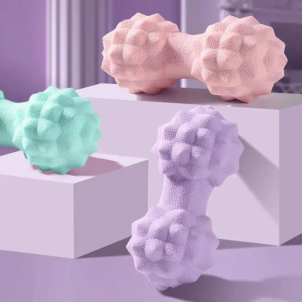 фото Мяч массажный  сдвоенный 5,5*13,4 см  89565 в интернет-магазине спортивных товаров МЯЧИКИ