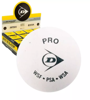 фото Мячи для сквоша Dunlop White Pro 12шт. в интернет-магазине спортивных товаров МЯЧИКИ