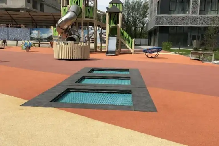 фото Батут встраиваемый SKOK Квадрат 180 в интернет-магазине спортивных товаров МЯЧИКИ