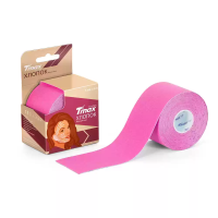 фото Тейп кинезиологический для лица TMAX Beauty Tape, хлопок, размер 5см x 5м, Цвет Розовый в интернет-магазине спортивных товаров МЯЧИКИ
