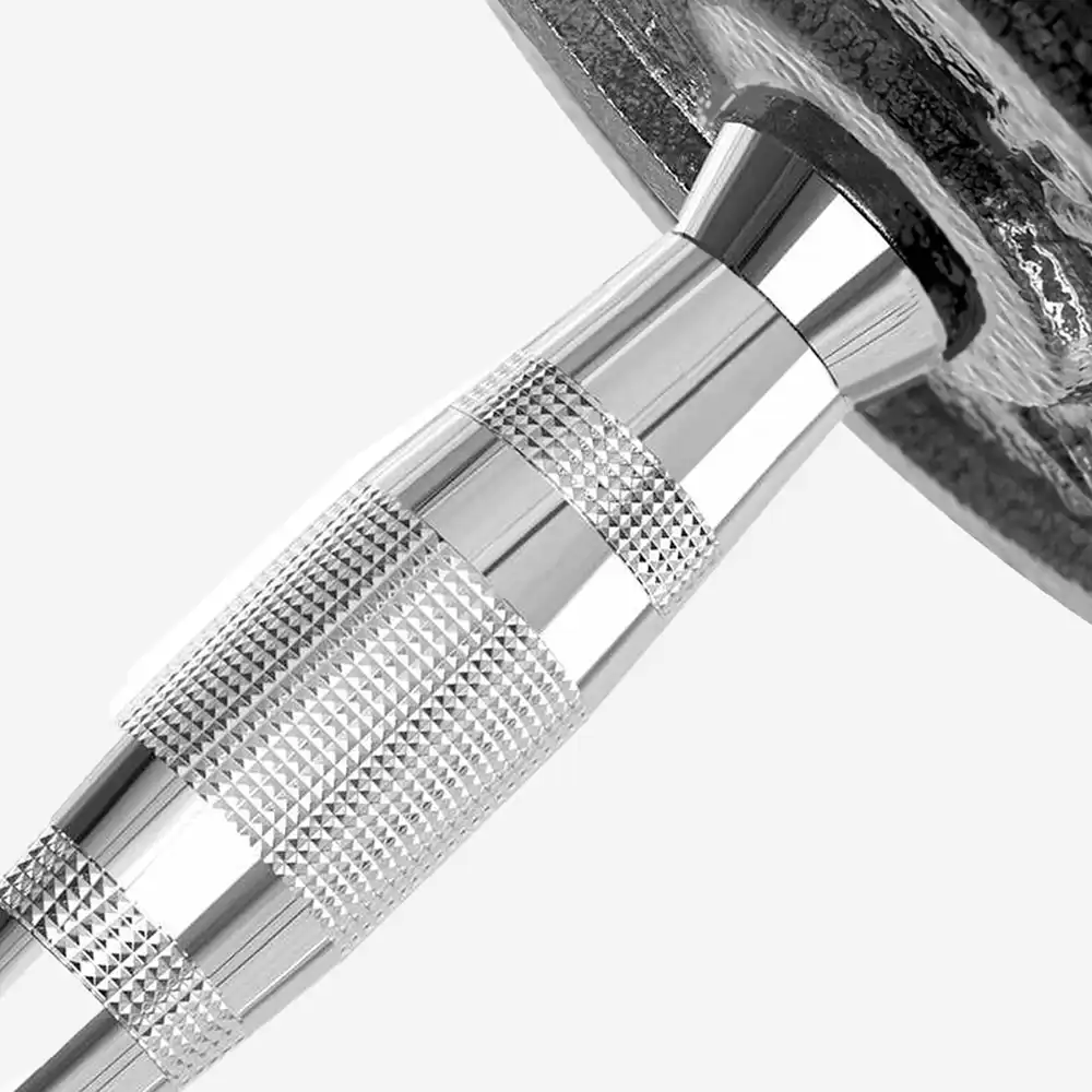 фото  Proiron Гантели разборные из чугуна с грифом 2шт по 15кг, арт. Г2150Ч в интернет-магазине спортивных товаров МЯЧИКИ