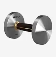 фото Proiron Гантель из нержавеющей стали и черного дерева 6 кг, арт. Г1060НЧ в интернет-магазине спортивных товаров МЯЧИКИ