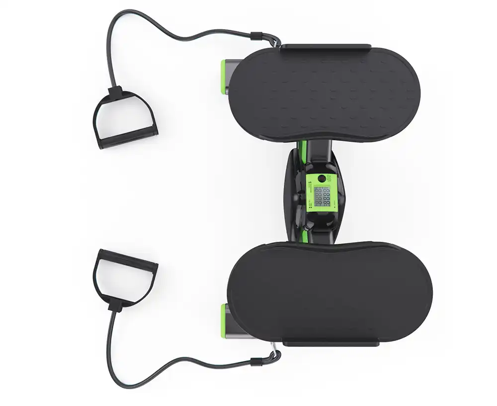 фото Балансировочный степпер DFC SC-S012E / green с эспандерами в интернет-магазине спортивных товаров МЯЧИКИ