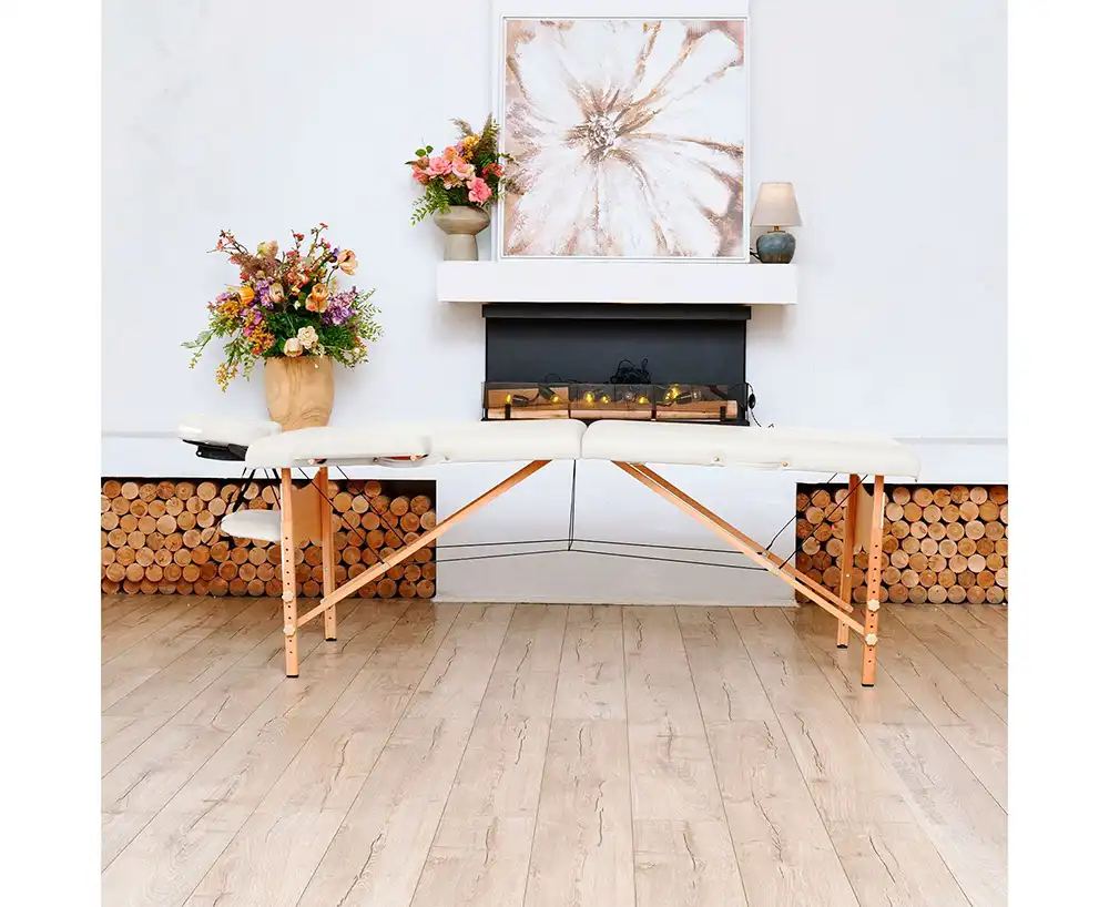 фото Массажный стол DFC NIRVANA Relax, (Optima)186 x 60 см, кремовый в интернет-магазине спортивных товаров МЯЧИКИ