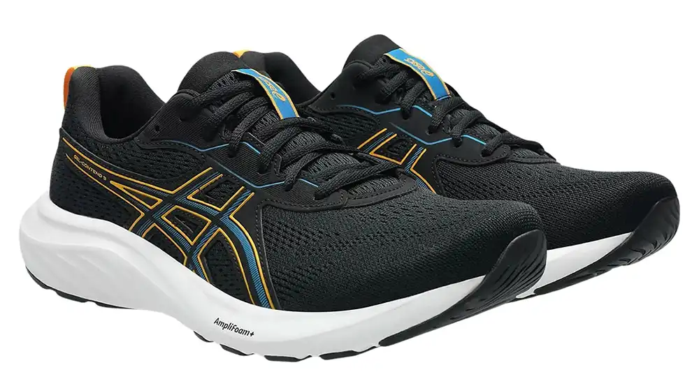 фото Кроссовки для бега Asics Gel Contend 9 Black/yellow в интернет-магазине спортивных товаров МЯЧИКИ