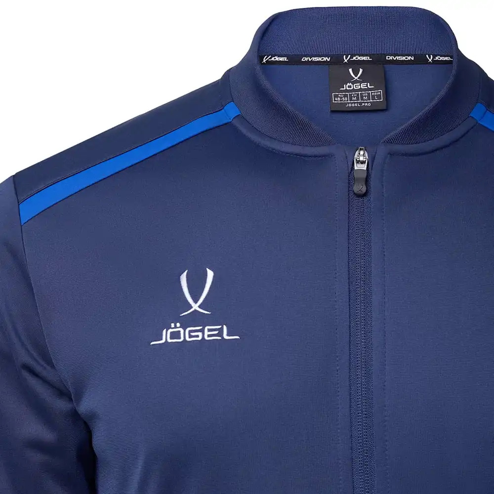 фото Олимпийка DIVISION PerFormDRY Pre-match Knit Jacket, темно-синий в интернет-магазине спортивных товаров МЯЧИКИ