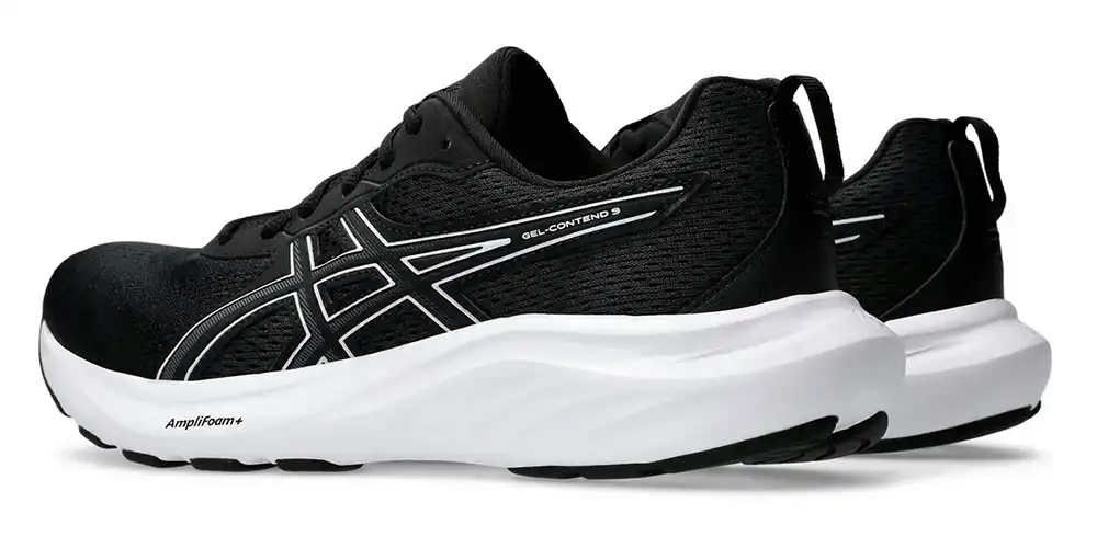 фото Кроссовки для бега Asics Gel Contend 9 Black/White в интернет-магазине спортивных товаров МЯЧИКИ