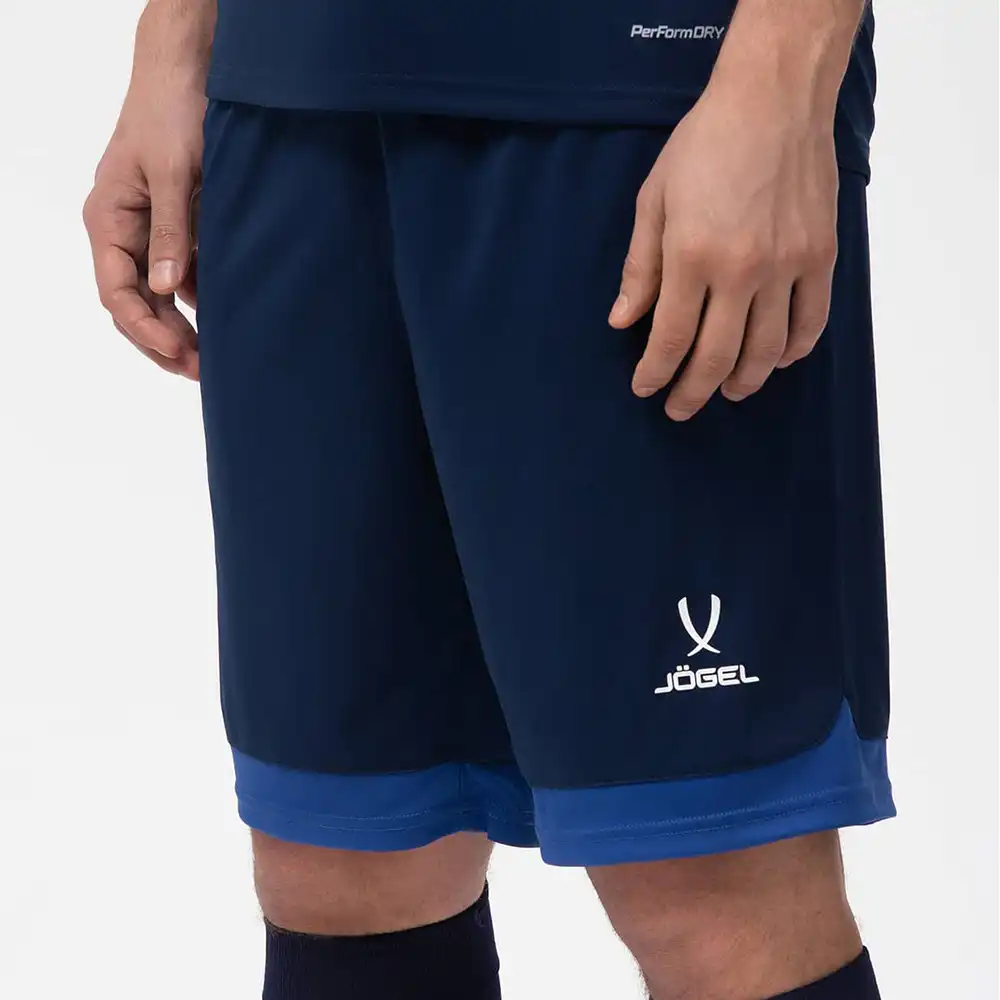 фото Шорты игровые DIVISION PerFormDRY Union Shorts, темно-синий/синий/белый в интернет-магазине спортивных товаров МЯЧИКИ
