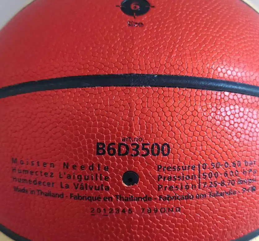 фото Мяч баскетбольный 6 MOLTEN B6D3500