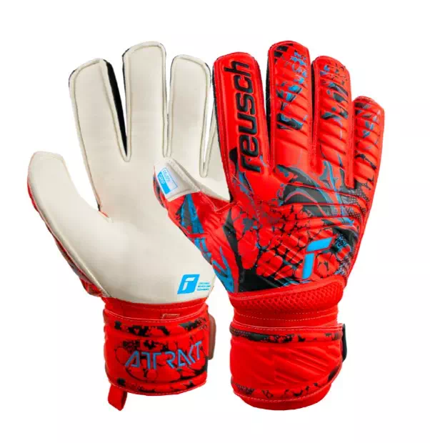 фото Вратарские перчатки REUSCH Attrakt Grip Red в интернет-магазине спортивных товаров МЯЧИКИ