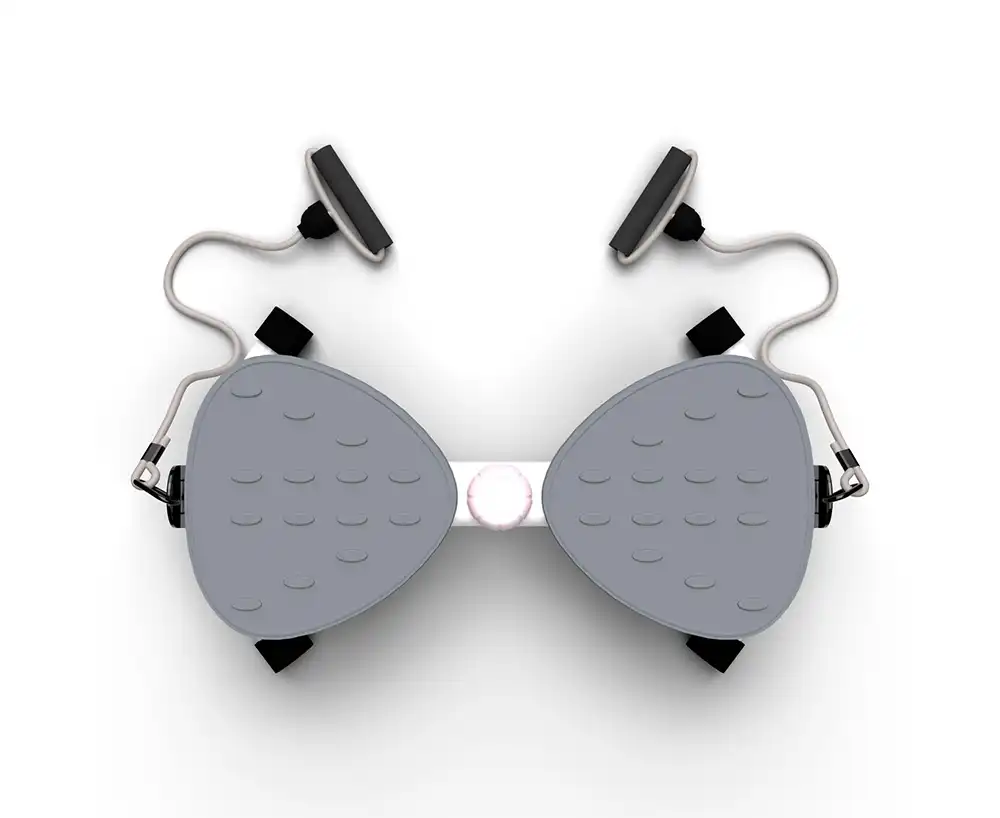 фото Фитнес платформа/горнолыжный тренажёр DFC "Twister Bow" с эспандерами в интернет-магазине спортивных товаров МЯЧИКИ