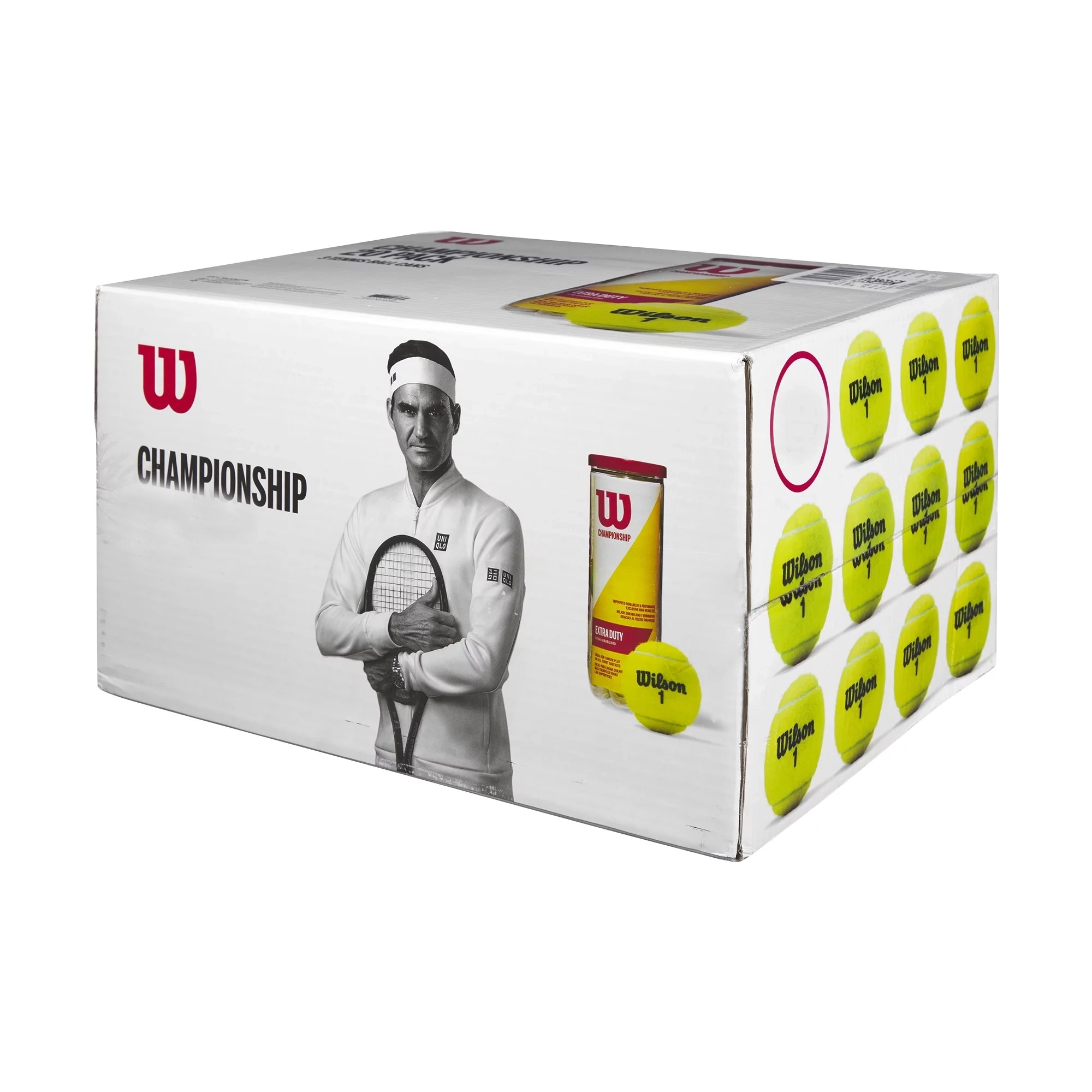 фото Мячи для большого тенниса Wilson Championship, 4 шт.  в интернет-магазине спортивных товаров МЯЧИКИ