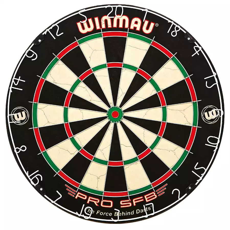 фото Набор для дартса Winmau Pro SFB (сизалевая мишень+ 6 дротиков) в интернет-магазине спортивных товаров МЯЧИКИ