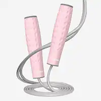 фото Скакалка с утяжелителем Proiron, D=7 мм, розовая, арт. СУ021 в интернет-магазине спортивных товаров МЯЧИКИ