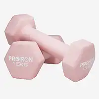 фото Proiron Гантели неопреновые гексагональные 2шт по 1,5кг, арт. Г2015НГ в интернет-магазине спортивных товаров МЯЧИКИ