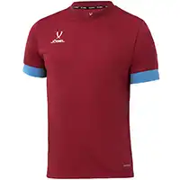 фото Футболка игровая DIVISION PerFormDRY Union Jersey, гранатовый/голубой/белый в интернет-магазине спортивных товаров МЯЧИКИ